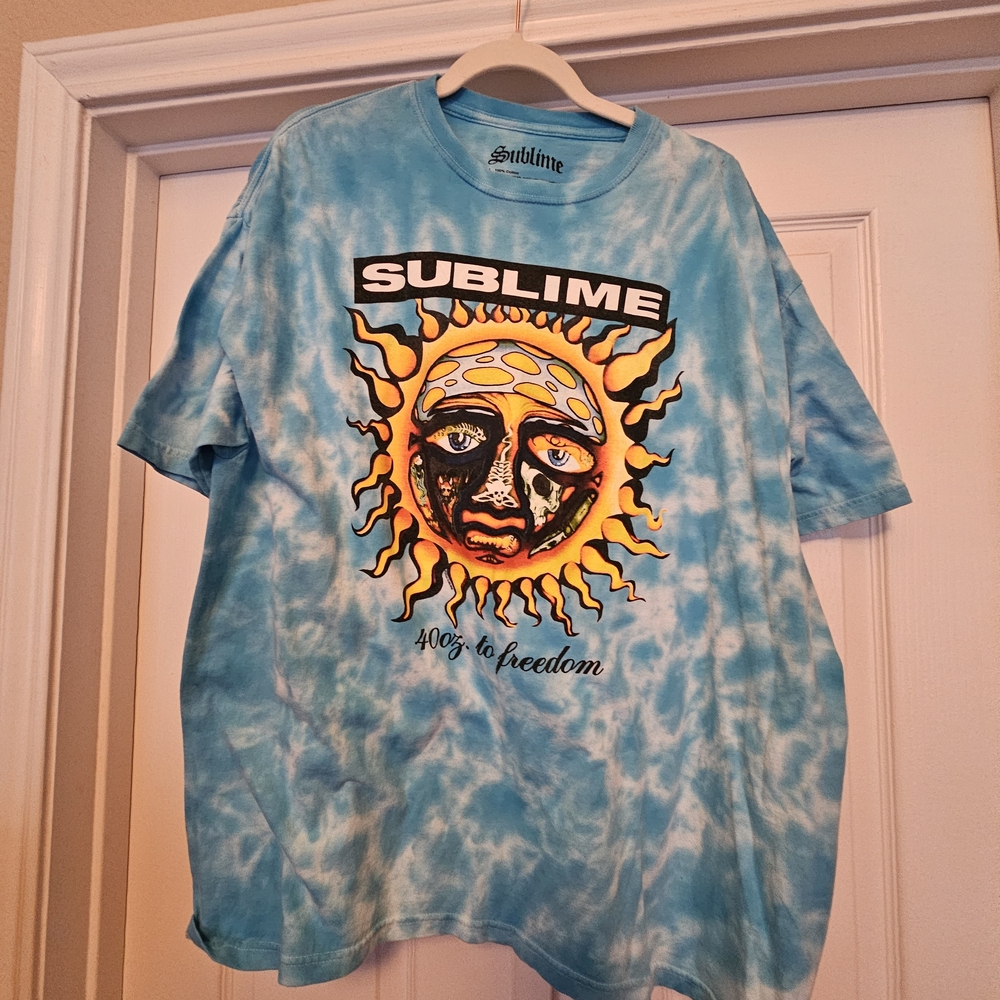 Sublime Tie-Dye Sun Graphic T-Shirt